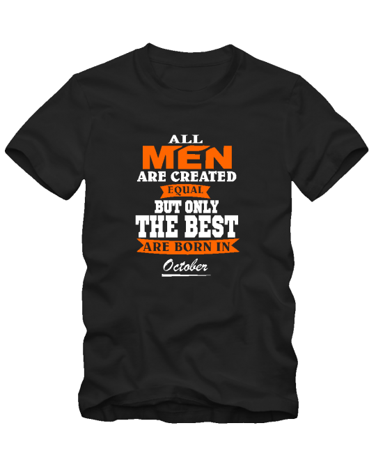 All men in October